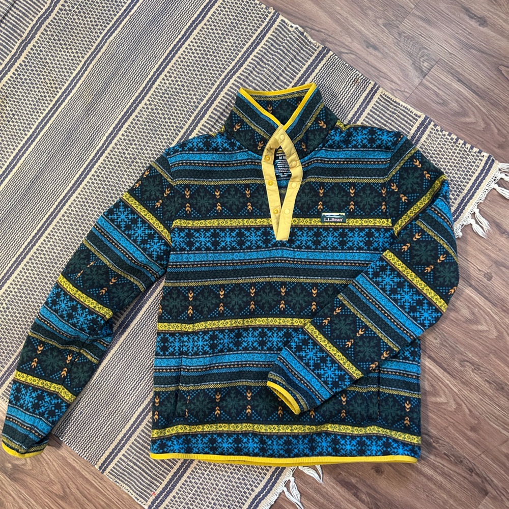 L.L. Bean Men’s Fair Isle Pattern sweater
